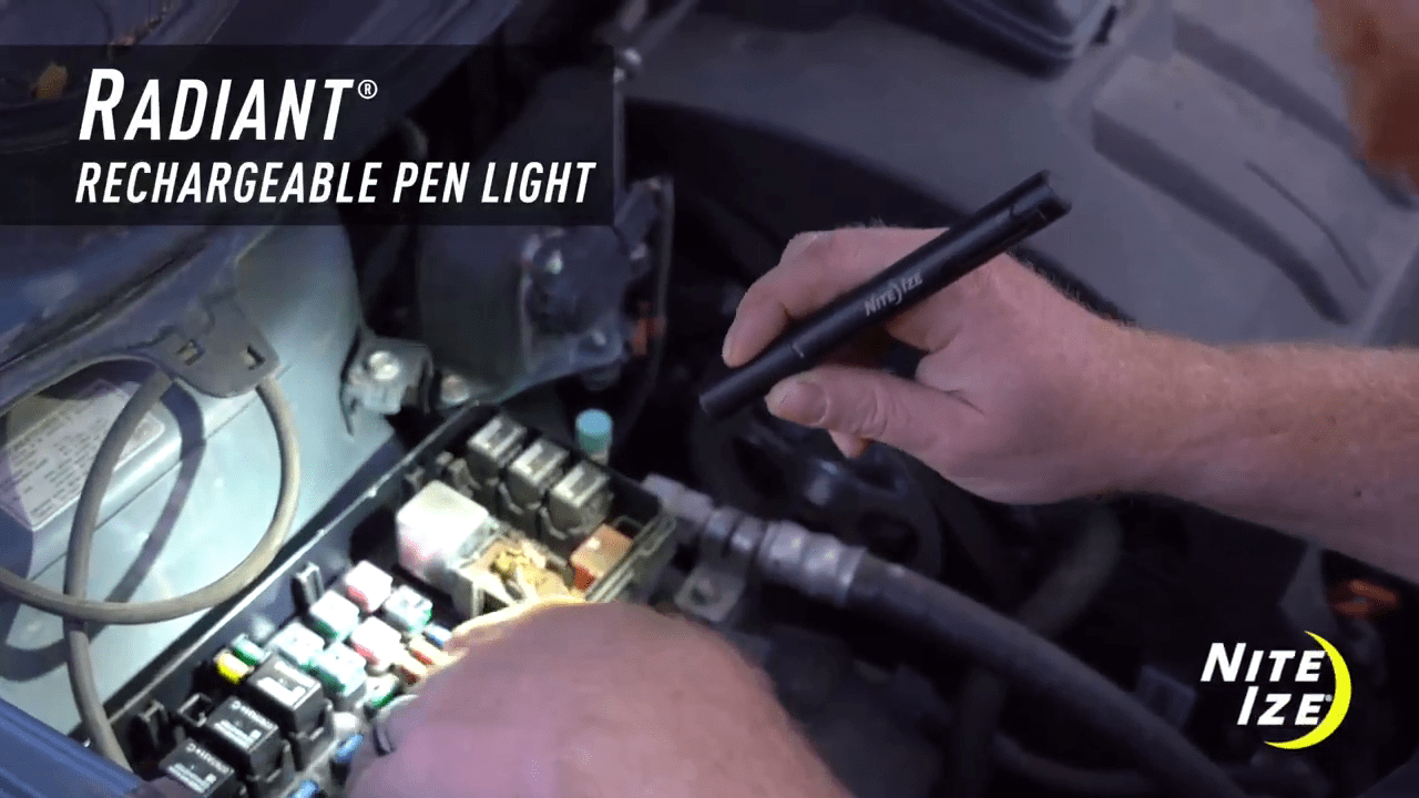 opplanet nite ize radiant rechargeable pen light video
