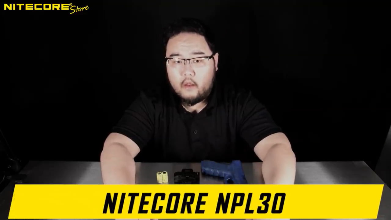 opplanet nitecore npl30 1200 lumen rail mount flashlight video