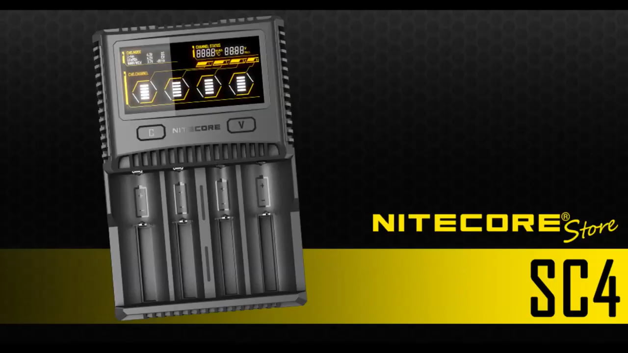 opplanet nitecore sc4 4 slot superb universal charger for batteries video