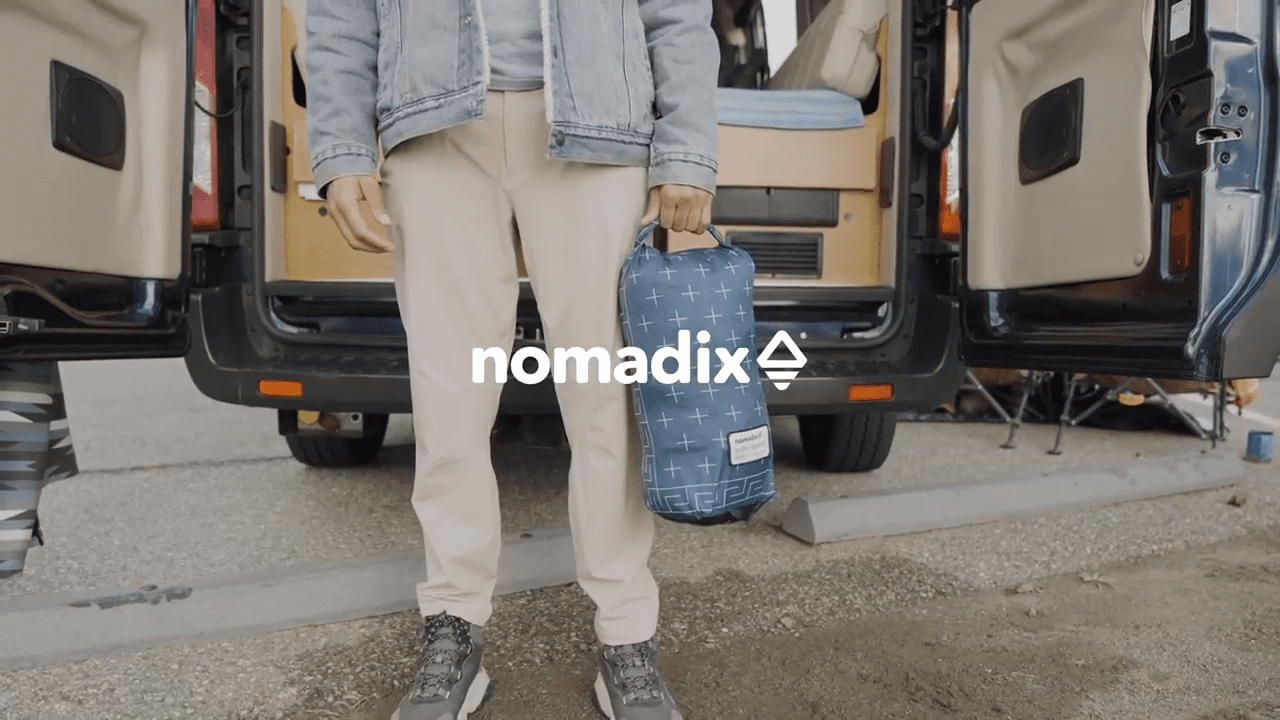 opplanet nomadix puffer blanket one blanket any activity video