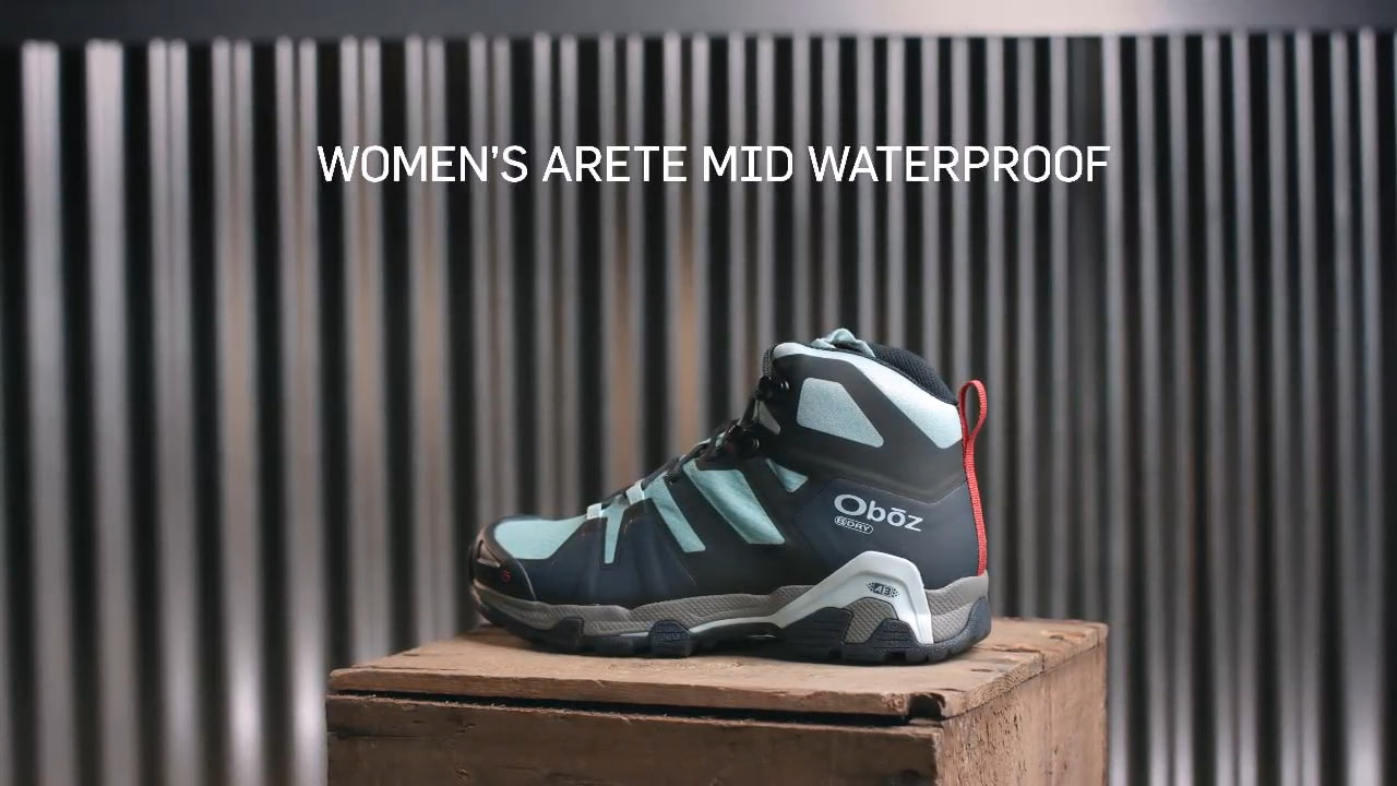 opplanet oboz arete mid b dry womens video