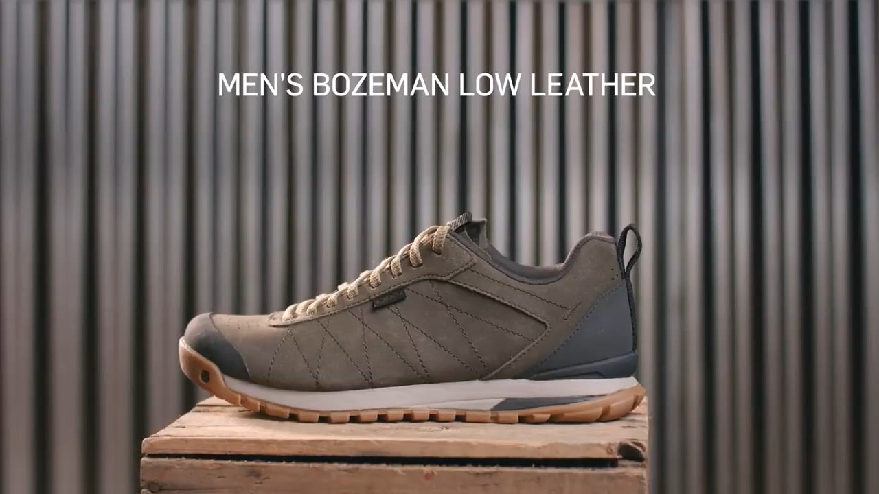 opplanet oboz mens bozeman low leather video