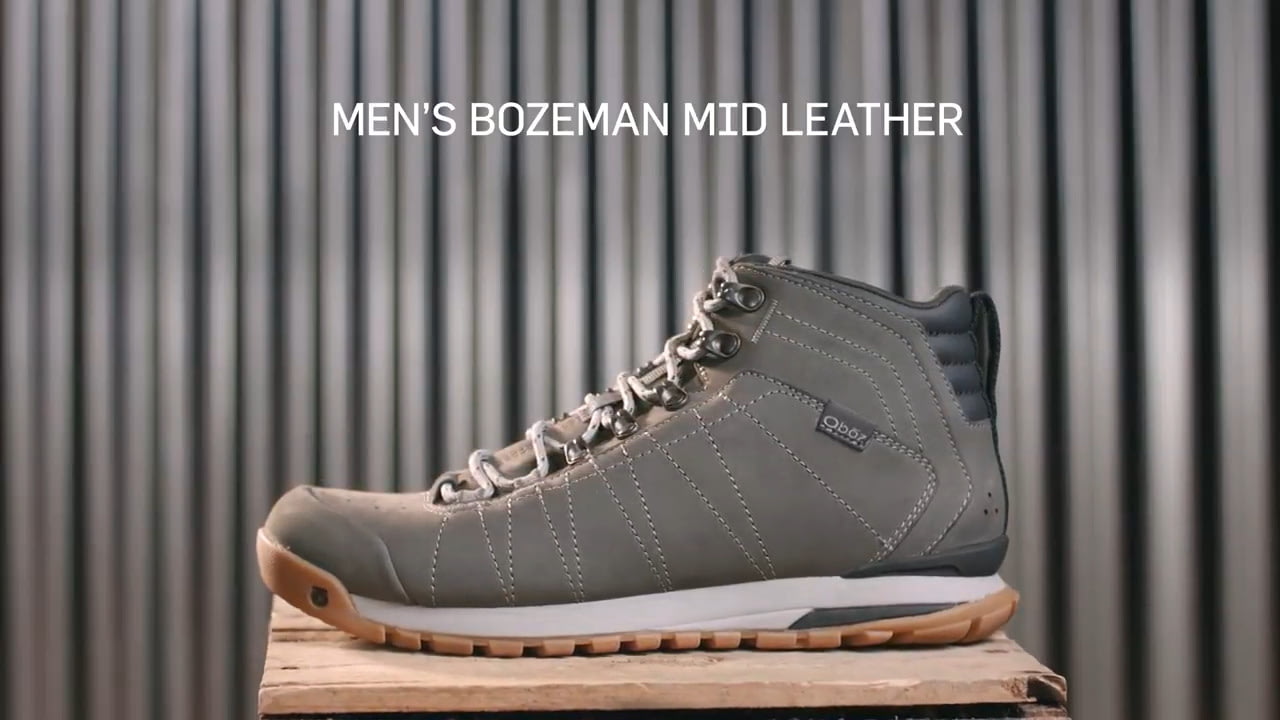 opplanet oboz mens bozeman mid leather video