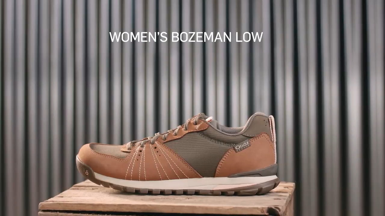 opplanet oboz womens bozeman low video