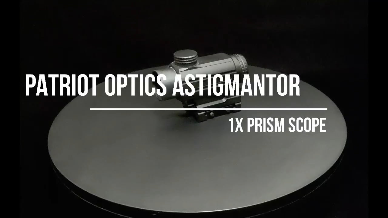 opplanet patriot optics astigmanator 1x 25mm prism scope video