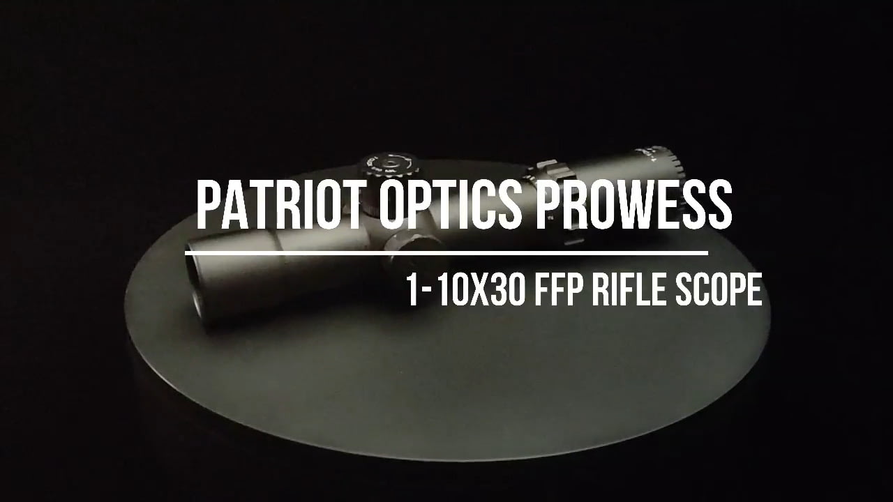 opplanet patriot optics prowess 1 10x30 ed ffp rifle scope video