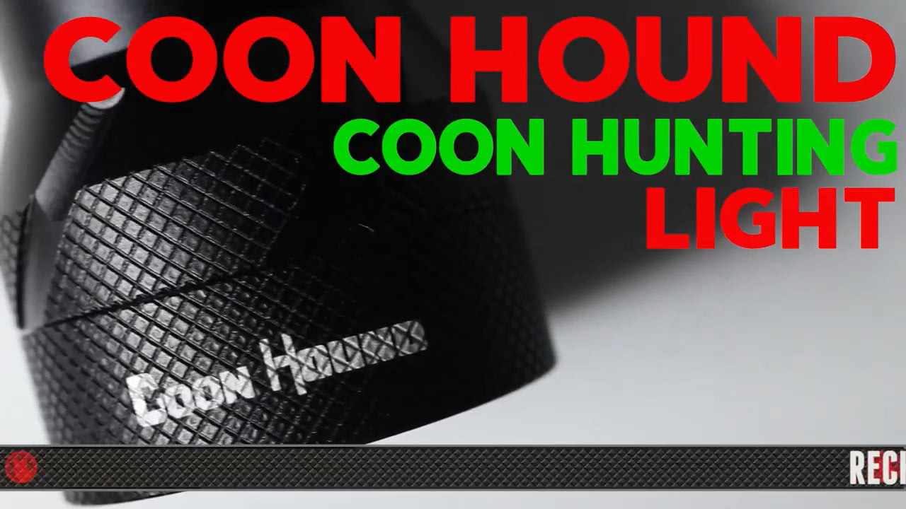 opplanet predator tactics coon hound coon hunting light spotlight and headlamp hybrid video