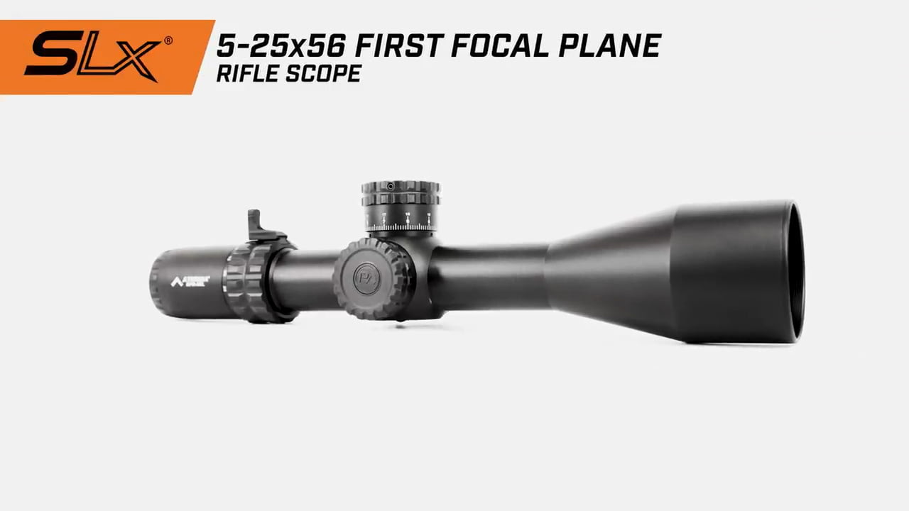 opplanet primary arms slx 5 25x56 rifle scope video