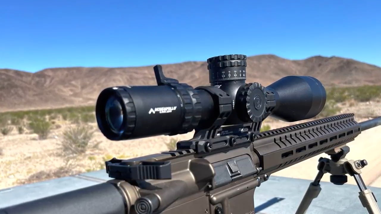 opplanet primary arms slx 5 25xffp with acss apollo 6 5cm or athena bpr mil grid video