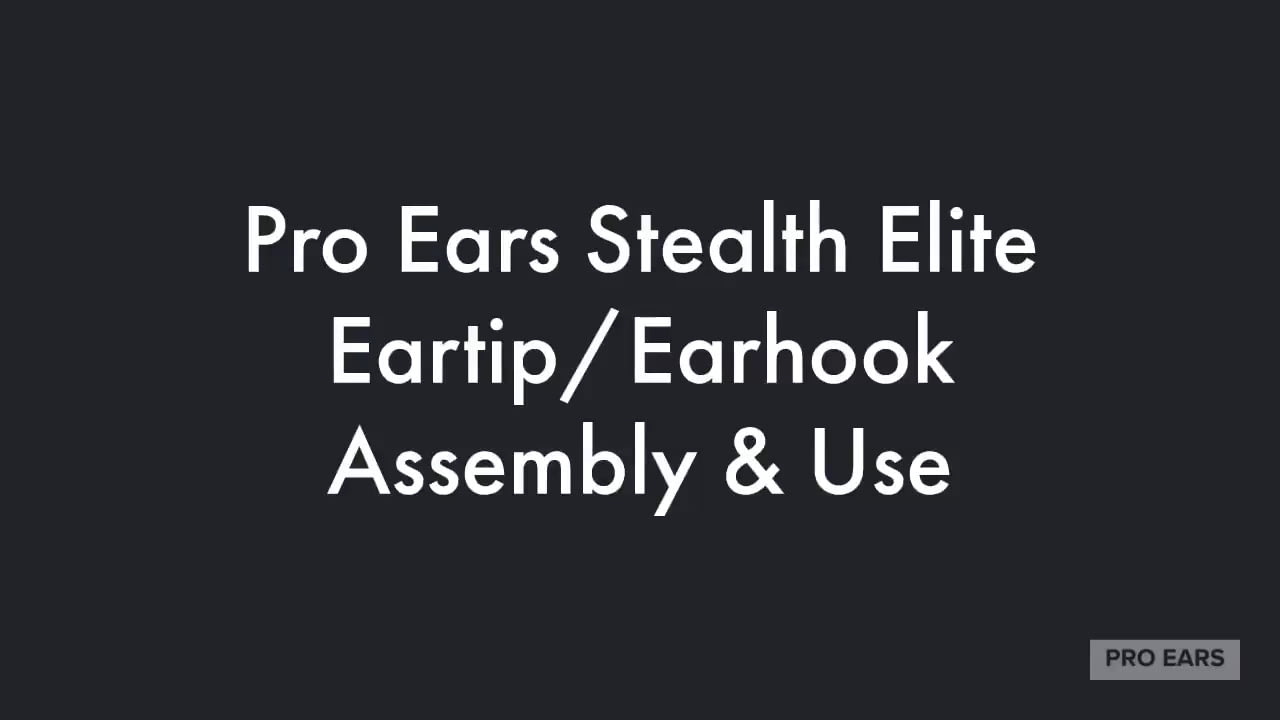 opplanet pro ears how to assemble your eartips for the stealth elite video