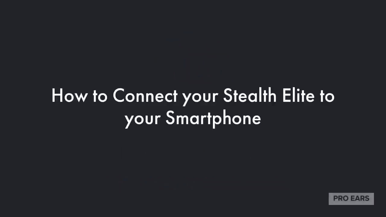 opplanet pro ears how to pair your stealth elite to your smartphone video