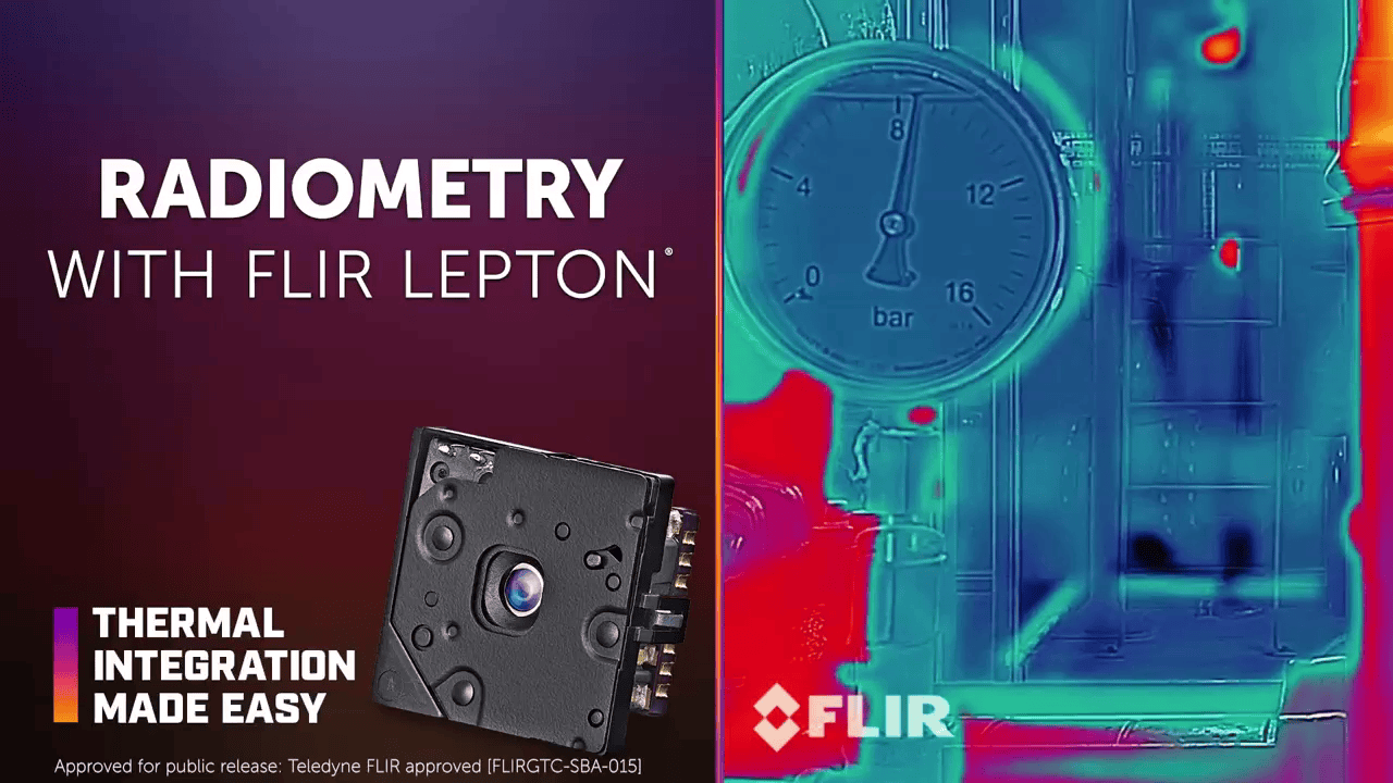 opplanet radiometry with flir lepton video