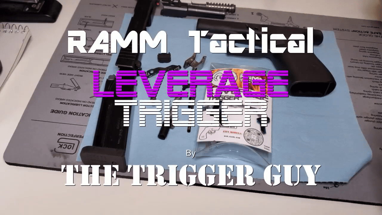 opplanet ramm tactical leverage trigger kit for slim line glock g43x install video