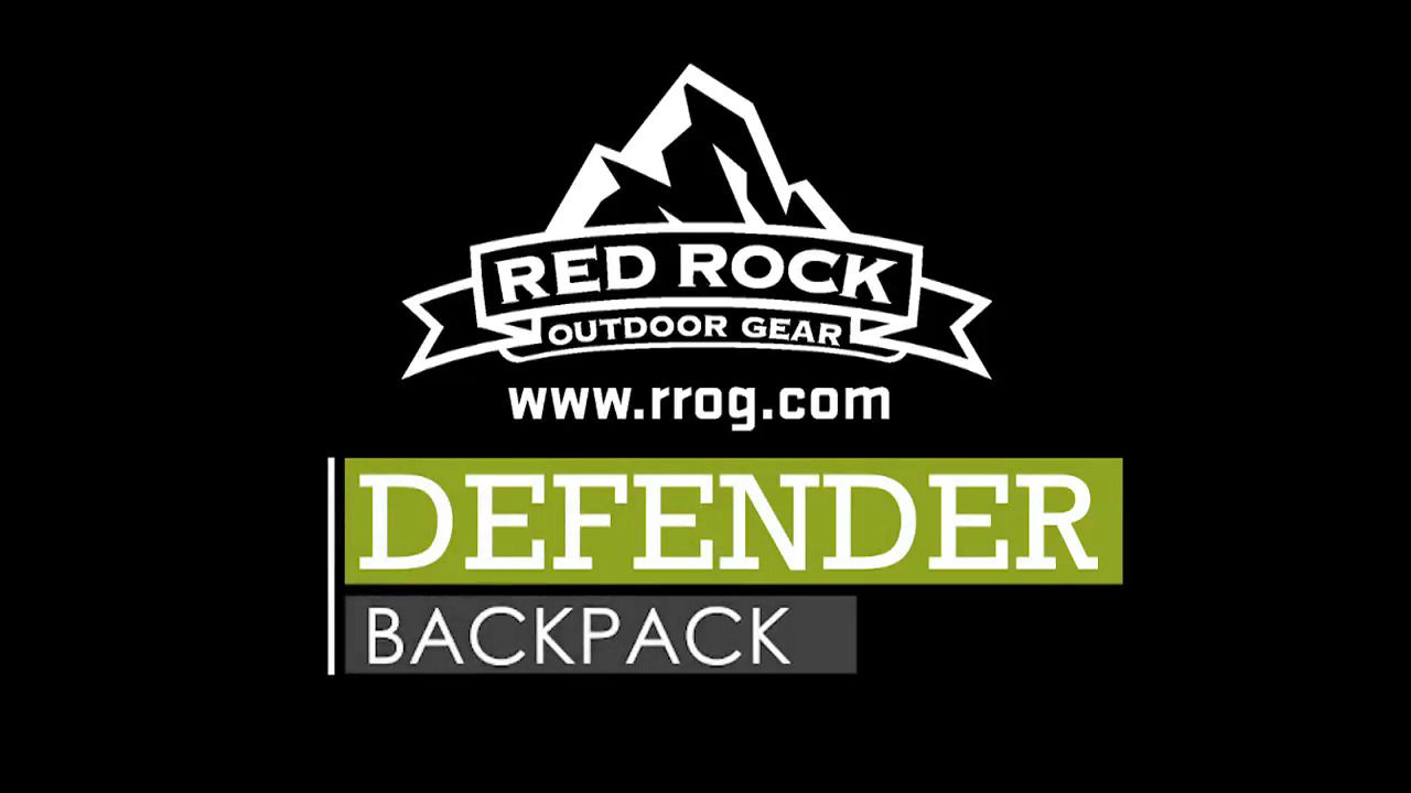 opplanet red rock outdoor gear defender backpack video