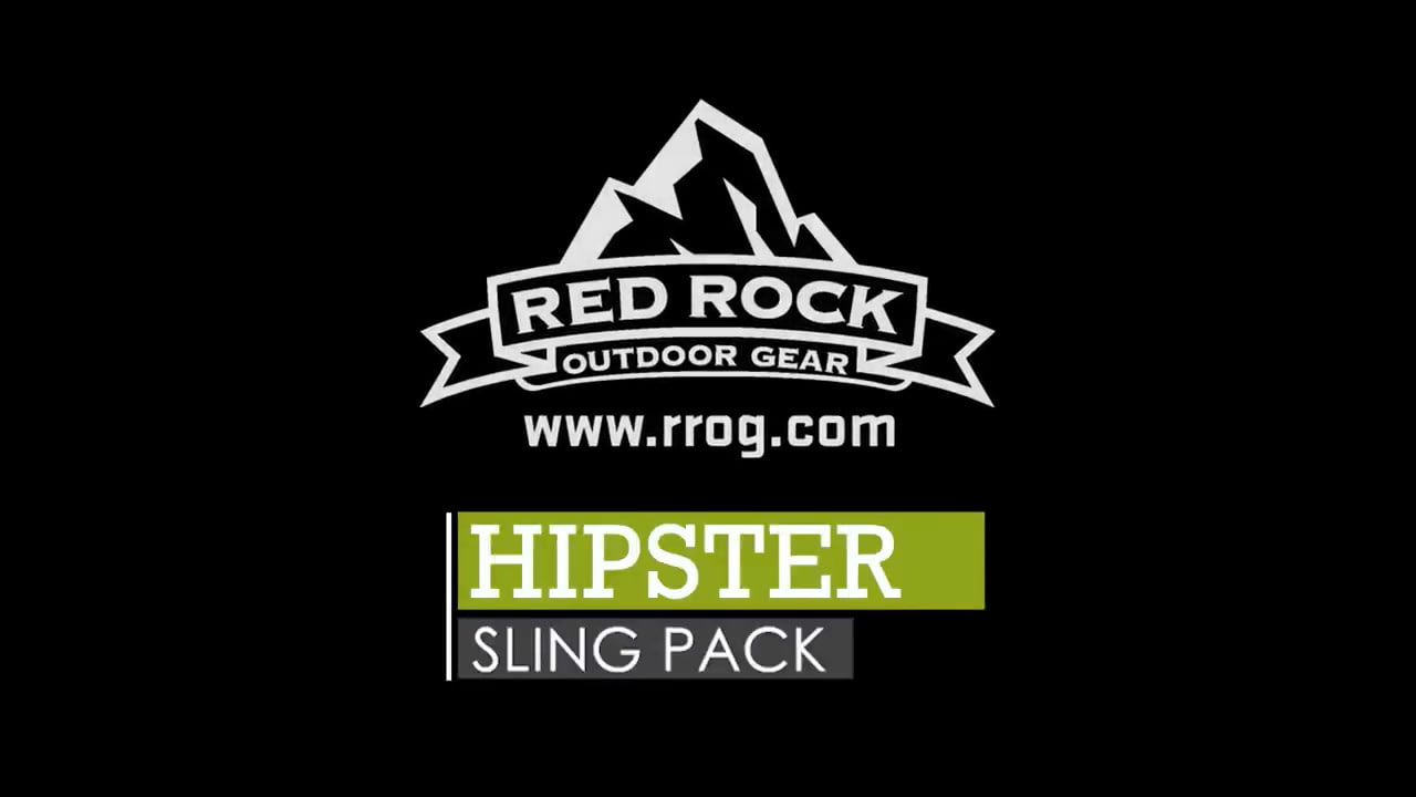 opplanet red rock outdoor gear hipster sling pack video