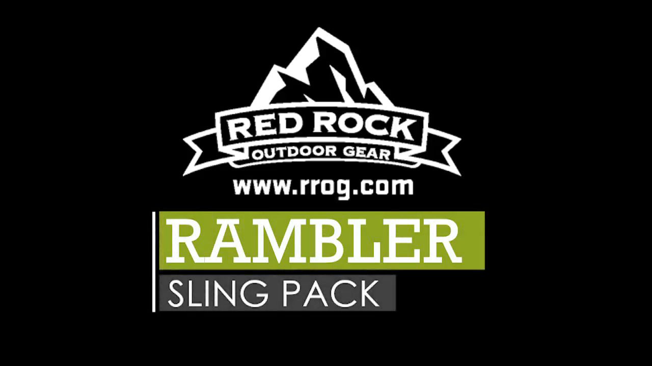 opplanet red rock outdoor gear rambler sling pack video