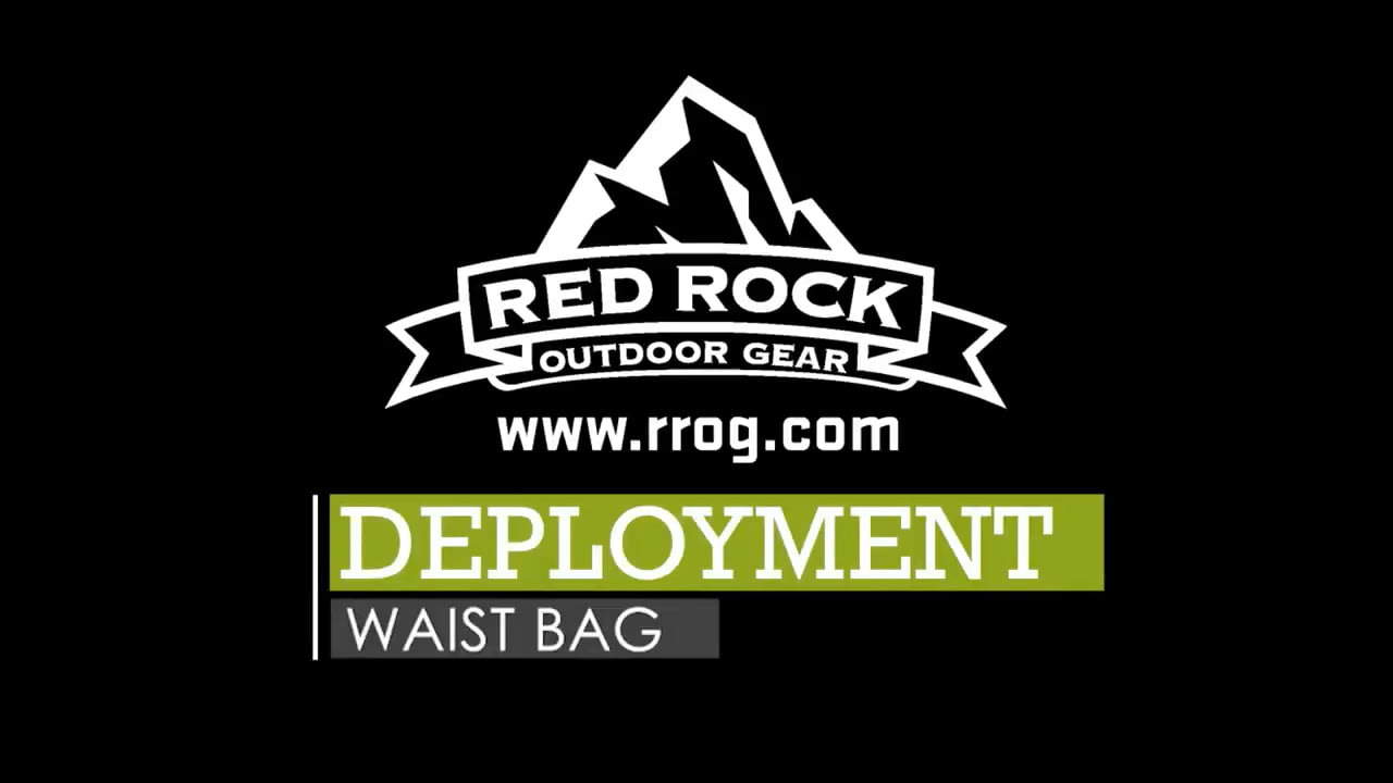 opplanet red rock outdoor gear waist bag video