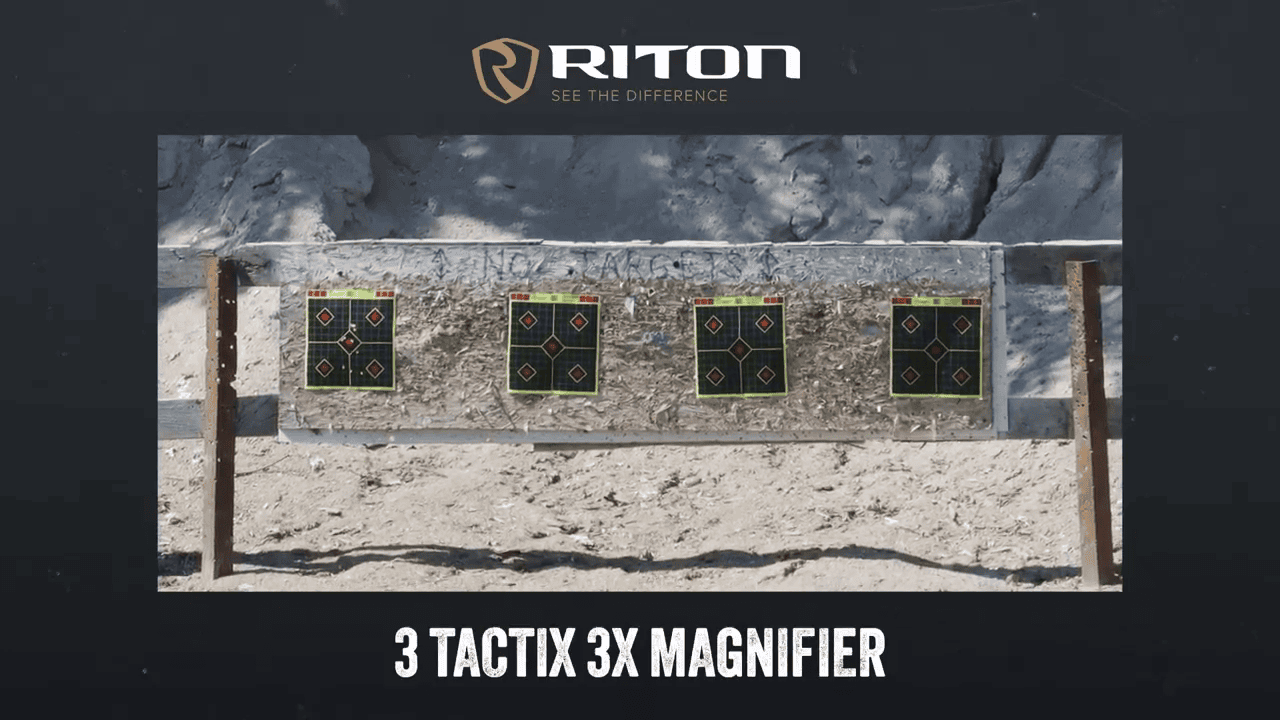 opplanet riton optics 3 tactix 3x magnifier feature  video