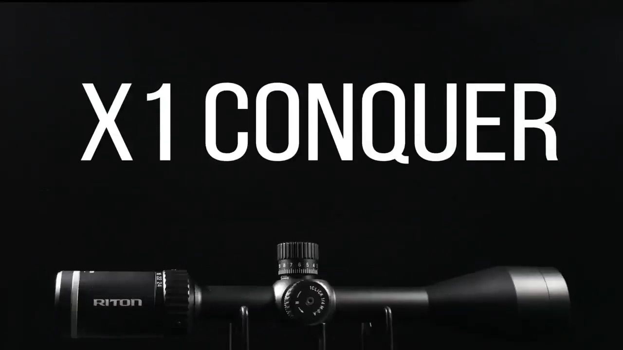 opplanet riton optics x1 conquer 6 24x50mm rifle scope video