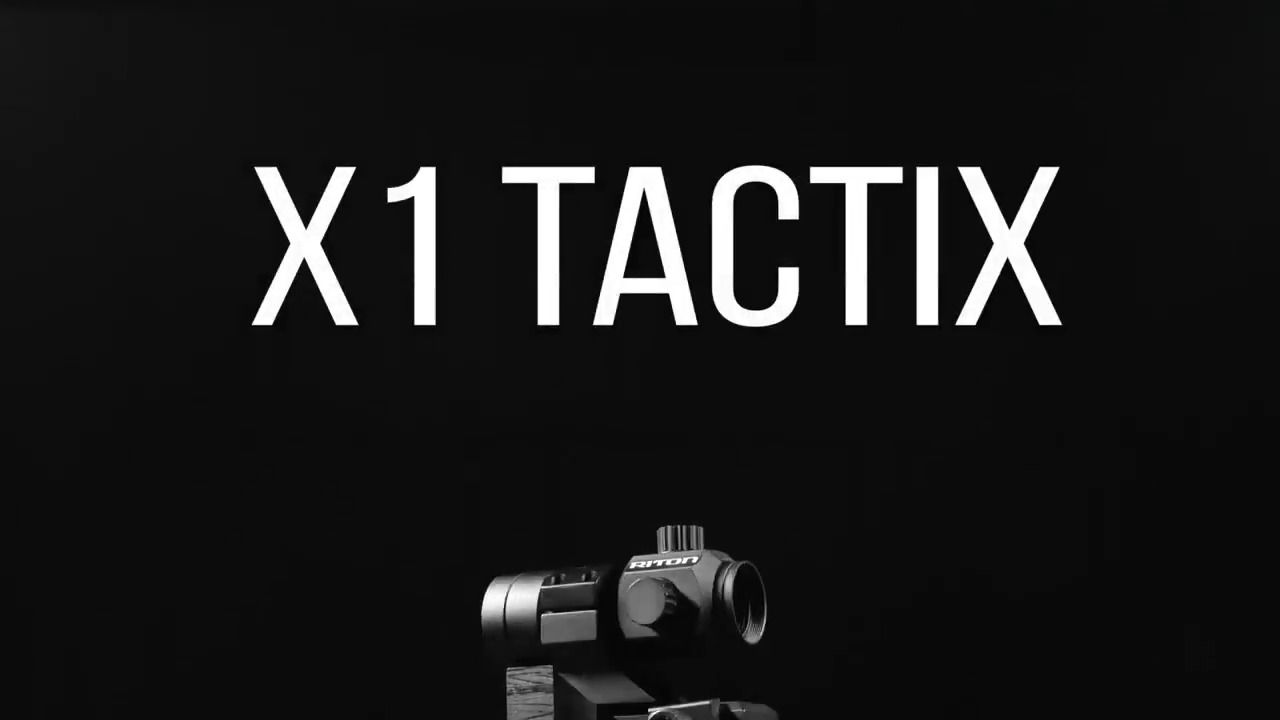 opplanet riton optics x1 tactix rrd red dot sight video