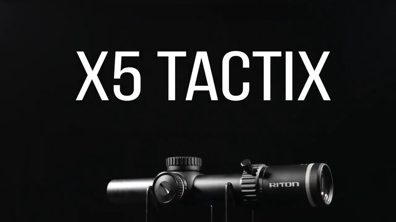 opplanet riton optics x5 tactix 1 6x24mm rifle scope video