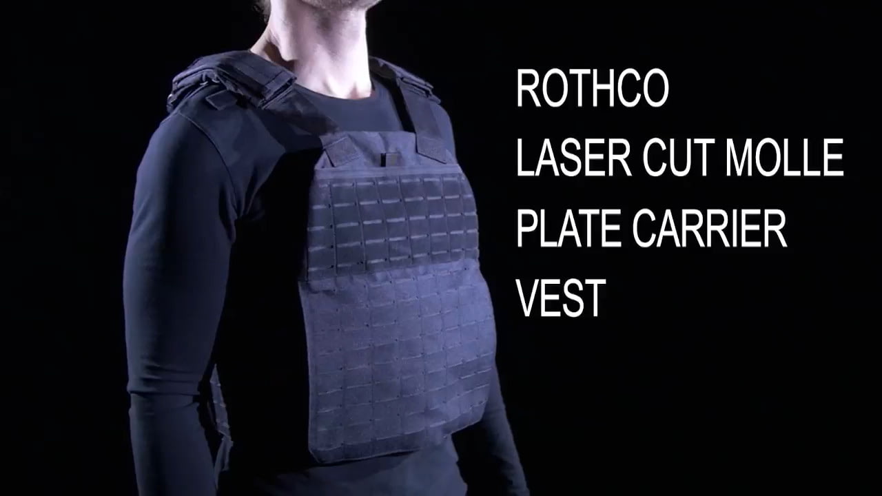 opplanet rothco molle plate carrier vest video