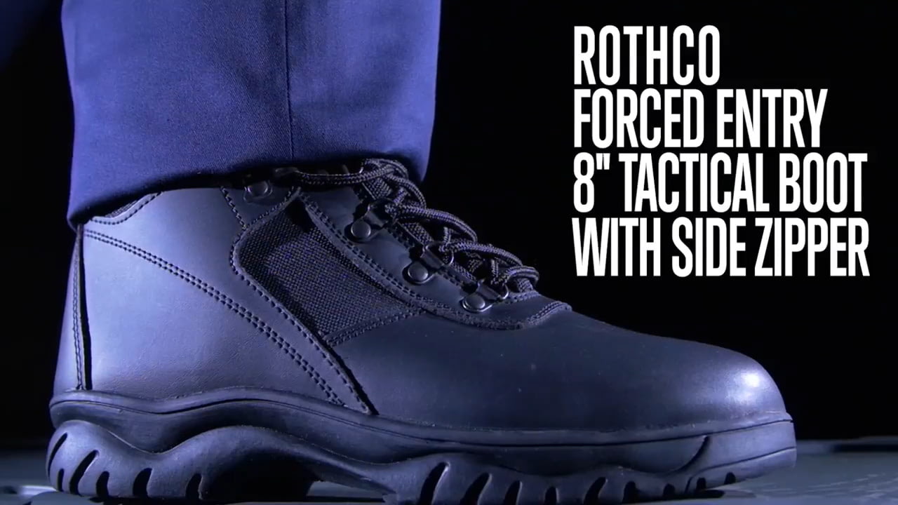 opplanet rothco product breakdown forced entry tactical boot with side zipper video