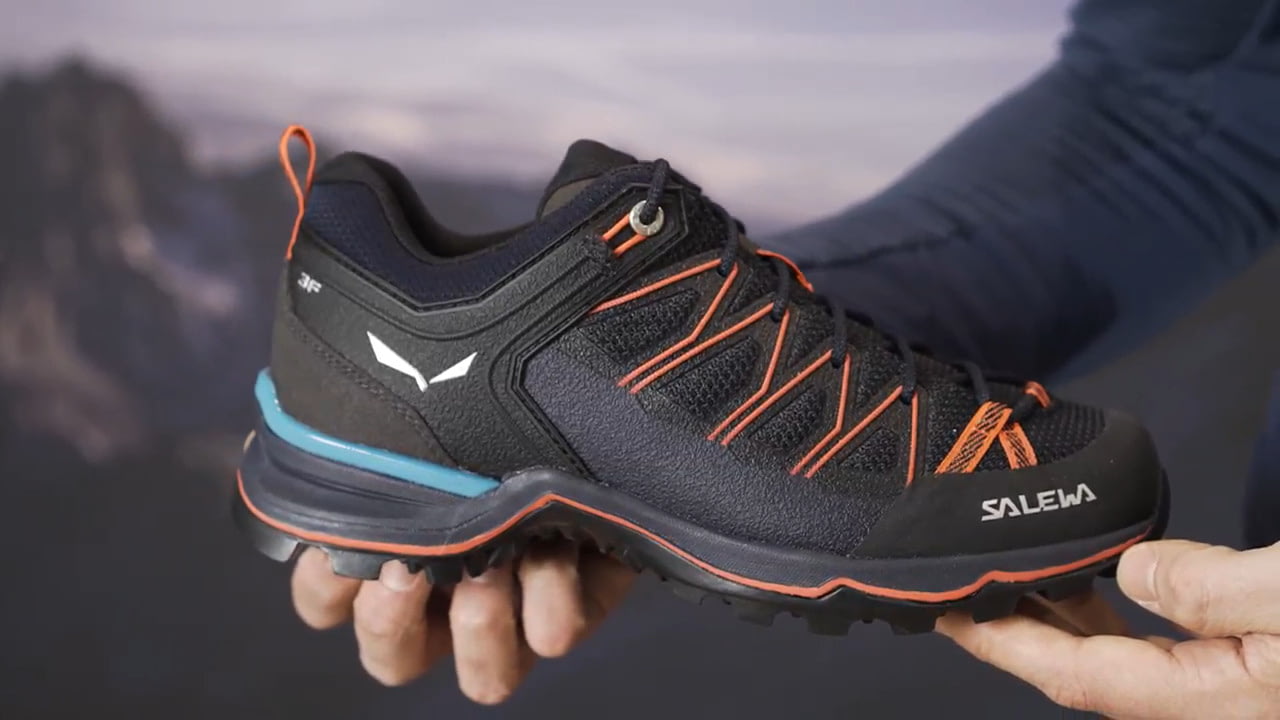 opplanet salewa mtn trainer lite hiking shoes video