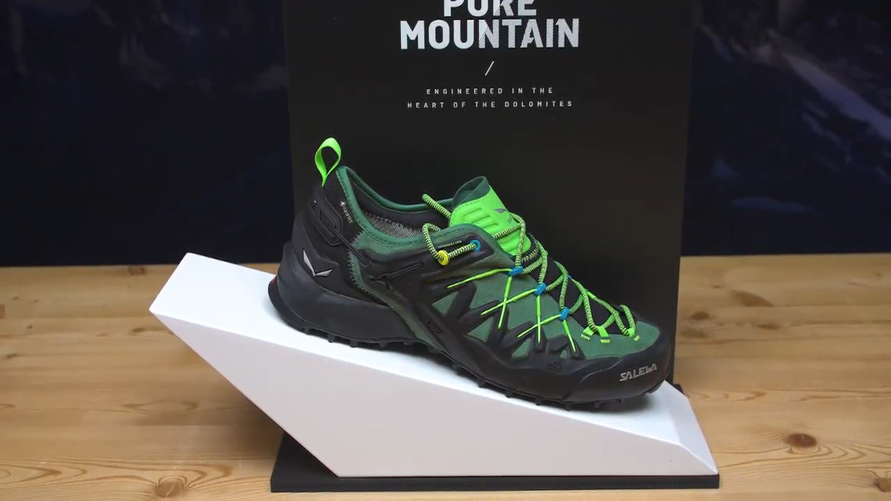 opplanet salewa wildfire edge gtx low climbing shoes video