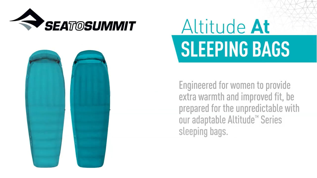 opplanet sea to summit altitude womens sleeping bag video