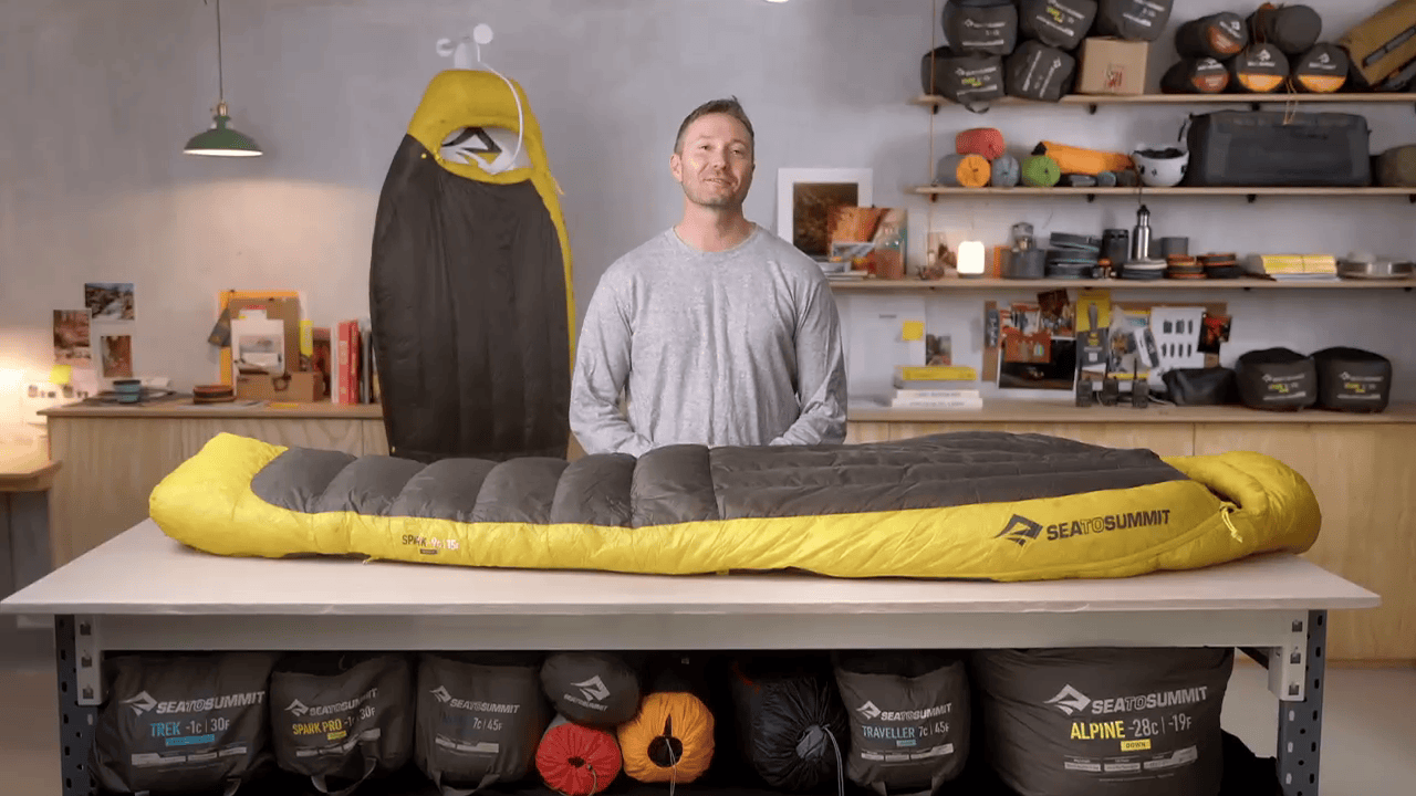 opplanet sea to summit product explainer spark down sleeping bag video