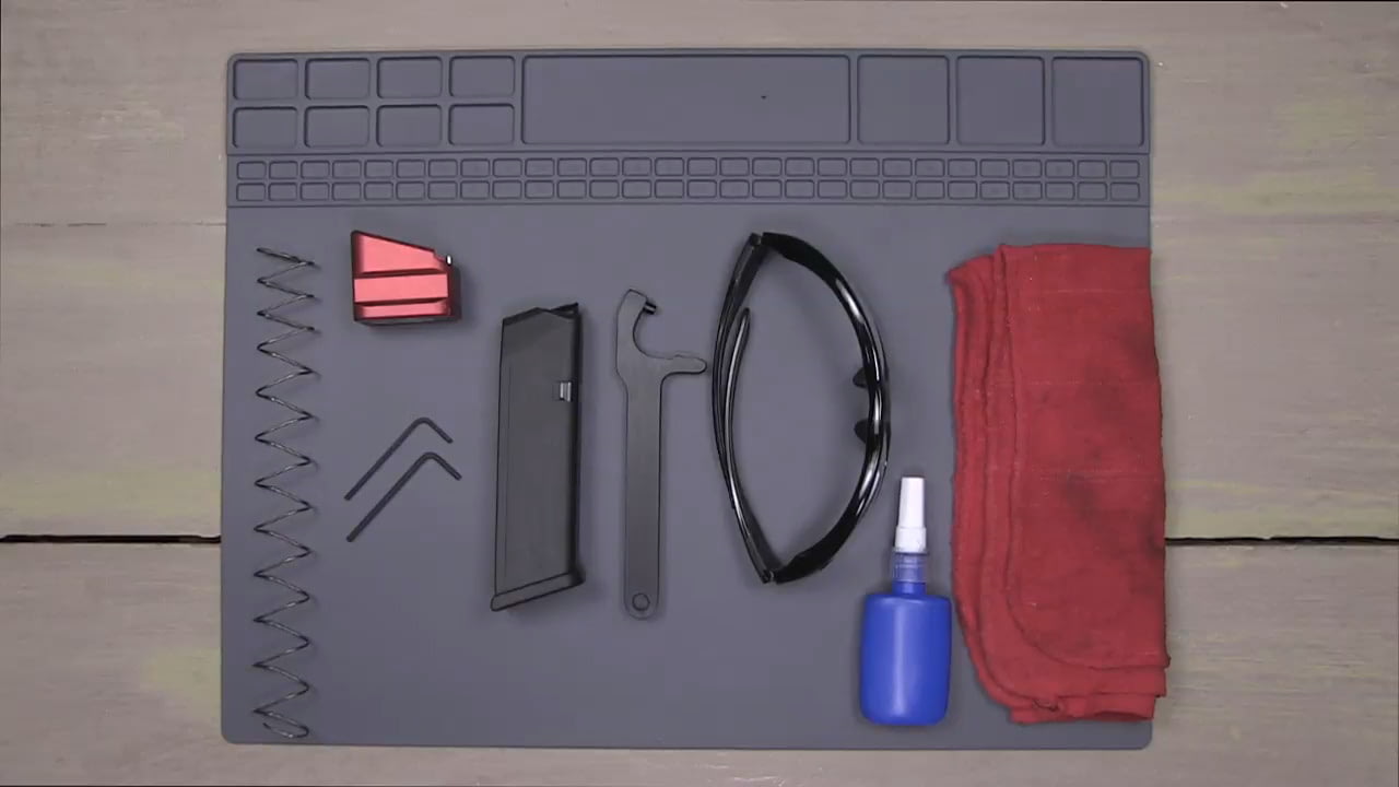 opplanet shield arms plus 5 magazine extension glock 17 22 34 35 video