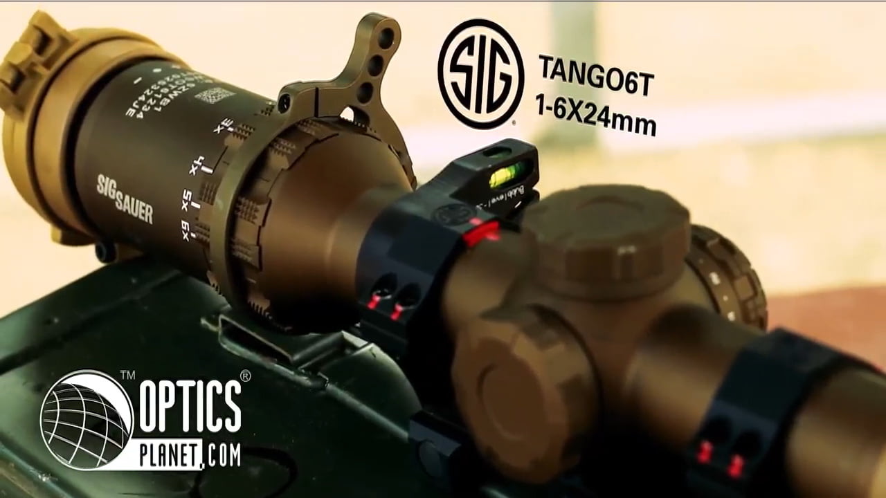 opplanet sig sauer tango6t 1 6x24mm rifle scope opticsplanet com video