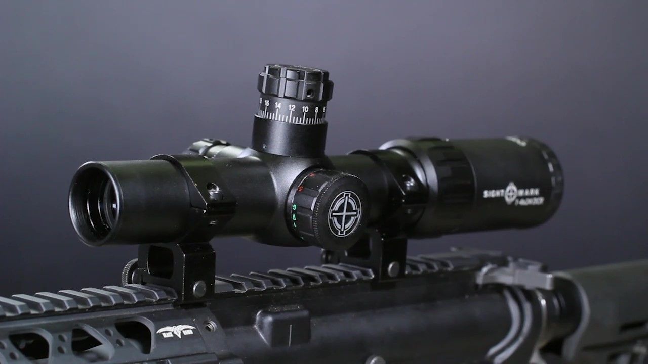 opplanet sightmark core tx 1 4x24dcr 223308 bdc dual caliber riflescope sm13072dcr demo video