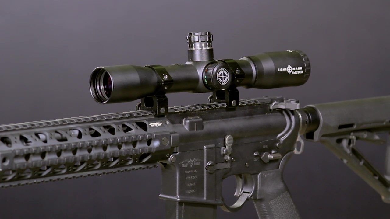 opplanet sightmark core tx 4x32dcr 223308 bdc dual caliber riflescope sm13071dcr demo video