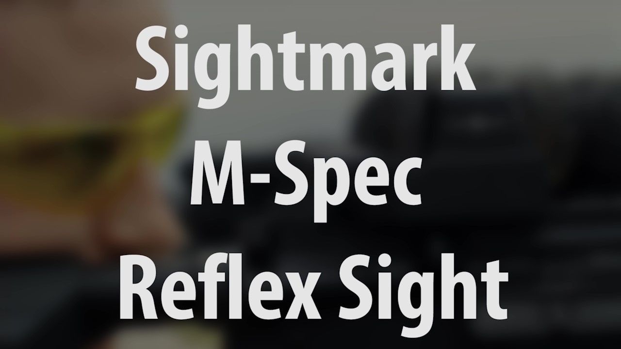 opplanet sightmark ultra shot m spec 1x 65 moa red circle dot reflex sight cr2 battery black sm26005 intro video