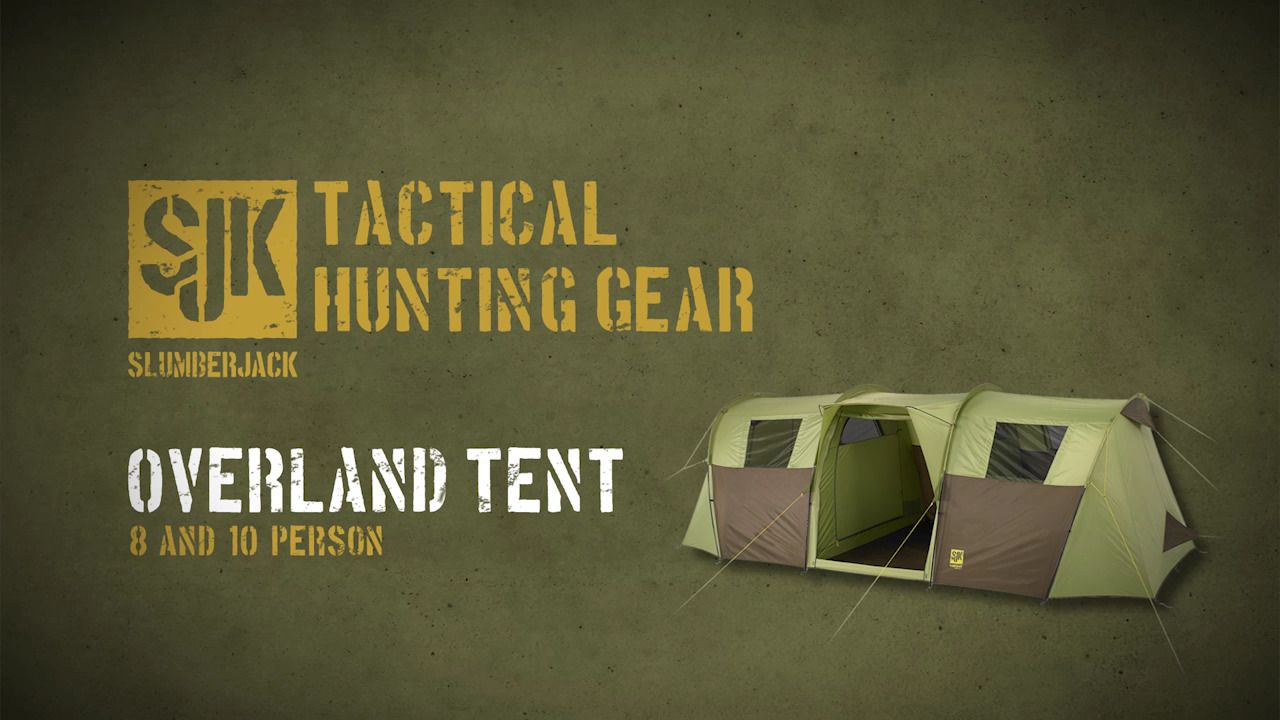 opplanet slumberjack overland 8 hunting camping 3 season tent video