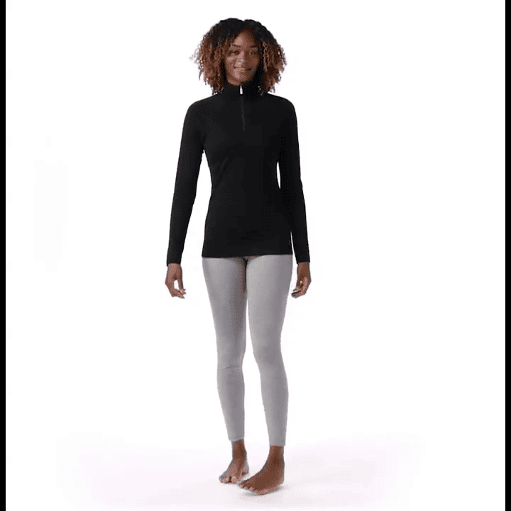 opplanet smartwool classic all season 1 4 zip merino base layer womens video