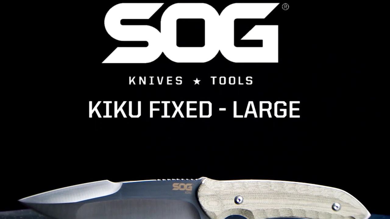 opplanet sog kiku black large fixed knife ku 2011 video