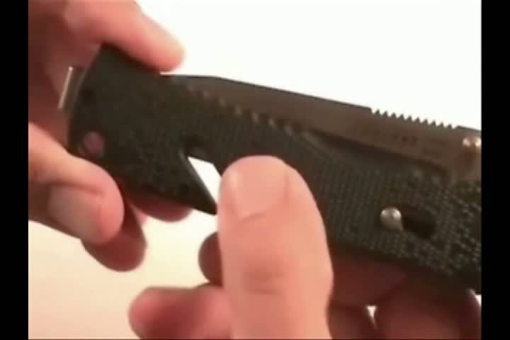 opplanet sog knives trident folder tanto satin plain blade tf 6 video