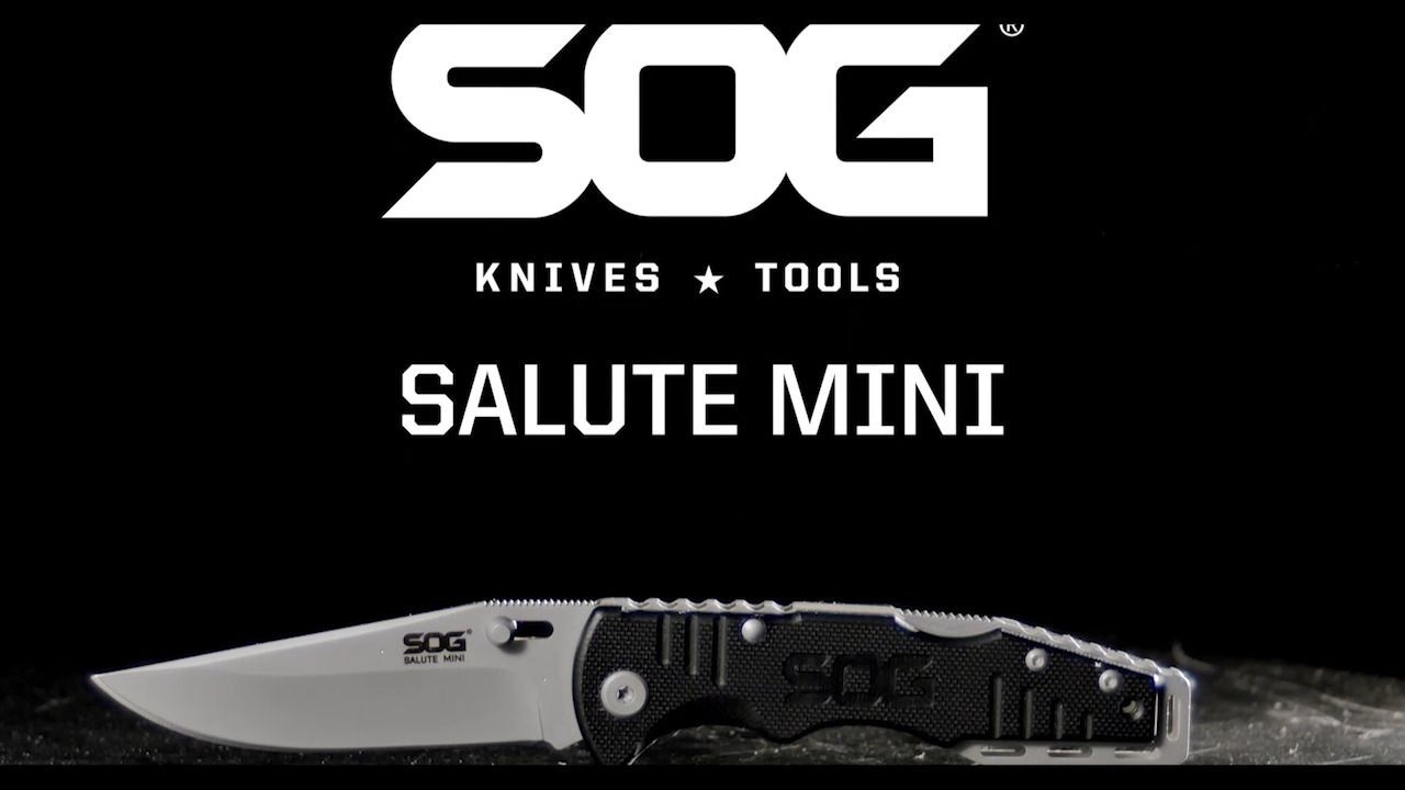 opplanet sog salute mini folding knife video