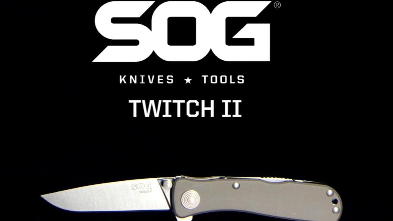 opplanet sog twitch ii alum satin folding knife video
