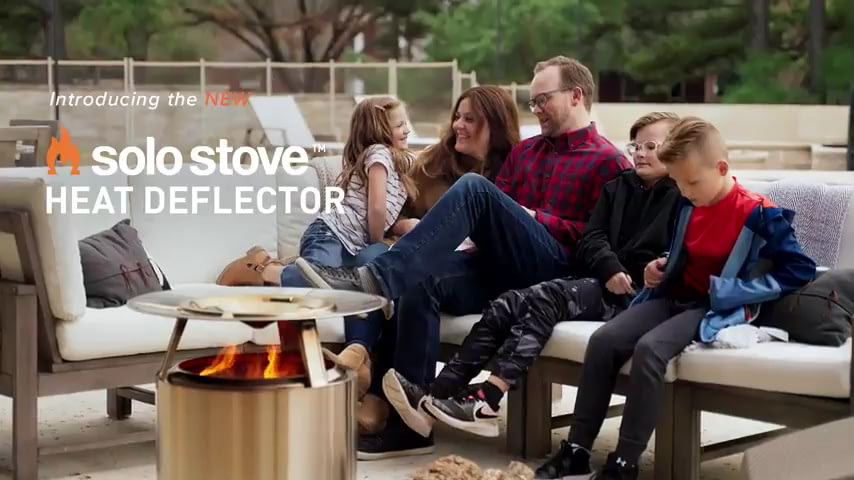 opplanet solo stove heat deflector video