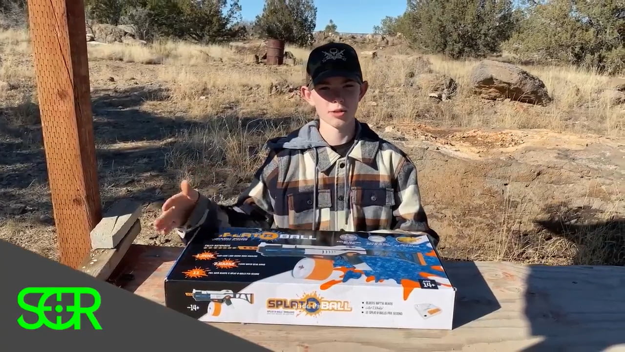 opplanet splat r ball unboxing shooting the splatrball srb1200 video