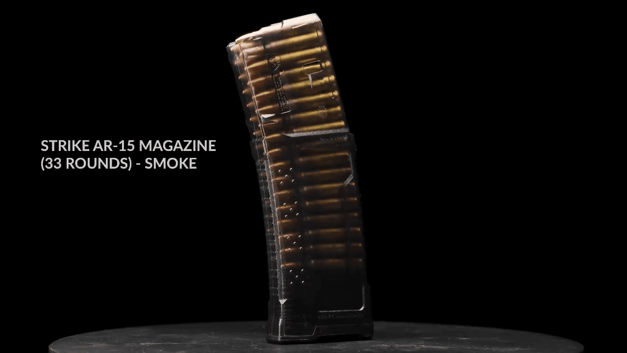 opplanet strike industries ar 15 magazine 33 rounds smoke video