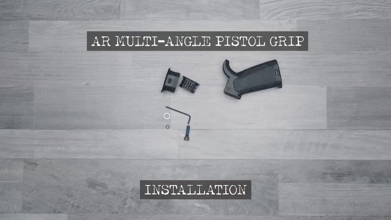 opplanet strike industries ar multi angle pistol grip installation video