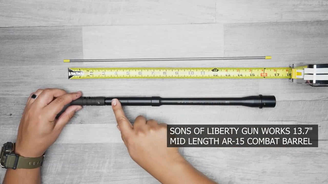 opplanet strike industries does the miller comp get you to 16 on a 13 7 barrel video