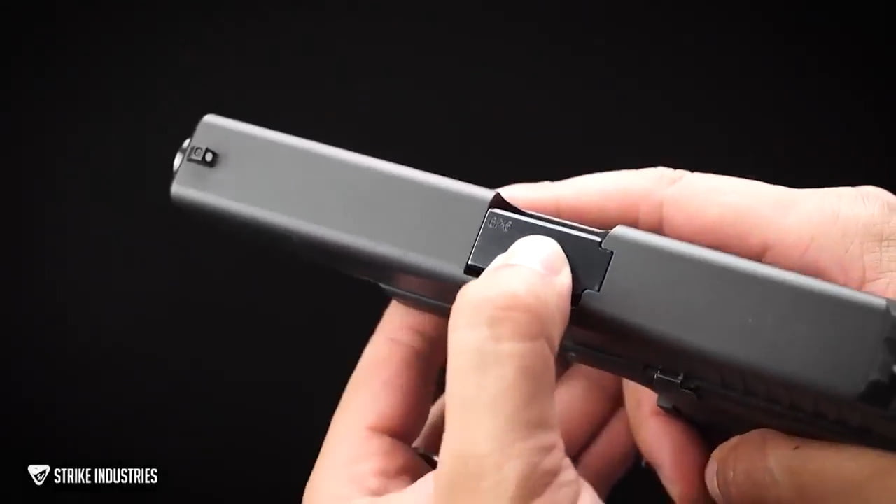 opplanet strike industries jitter plug for glock video