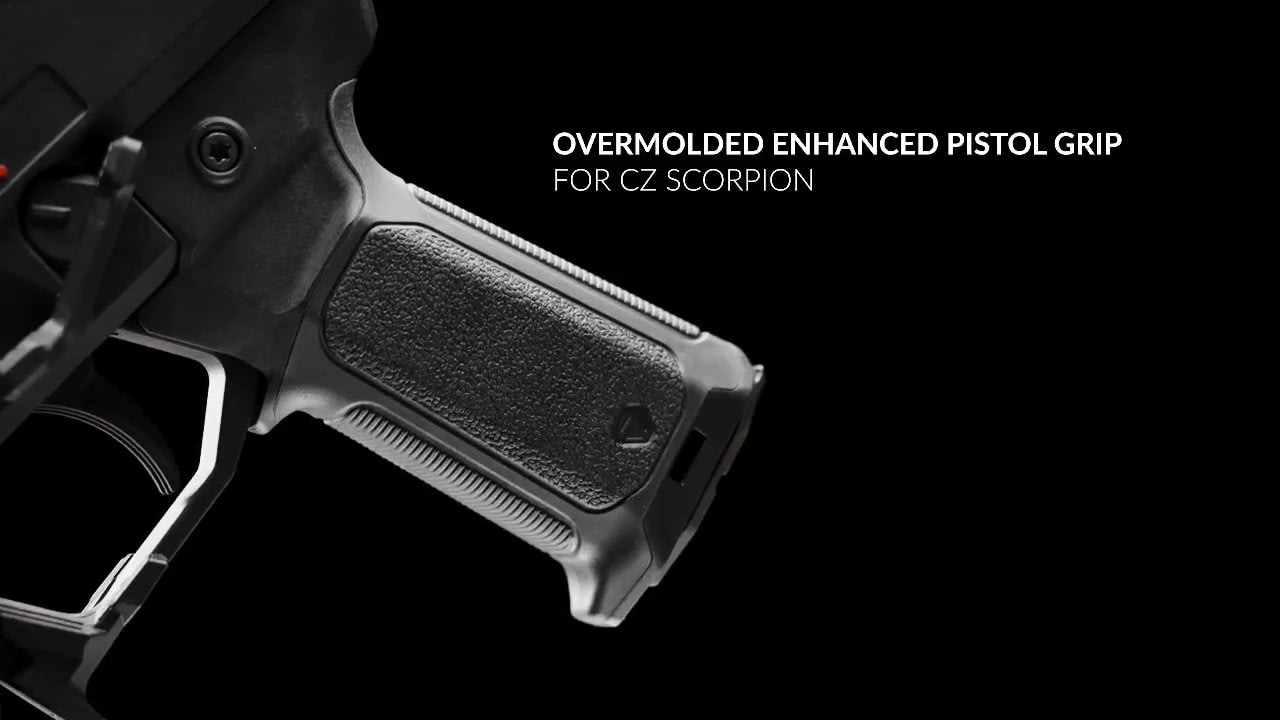 opplanet strike industries overmolded enhanced pistol grip for cz scorpion video
