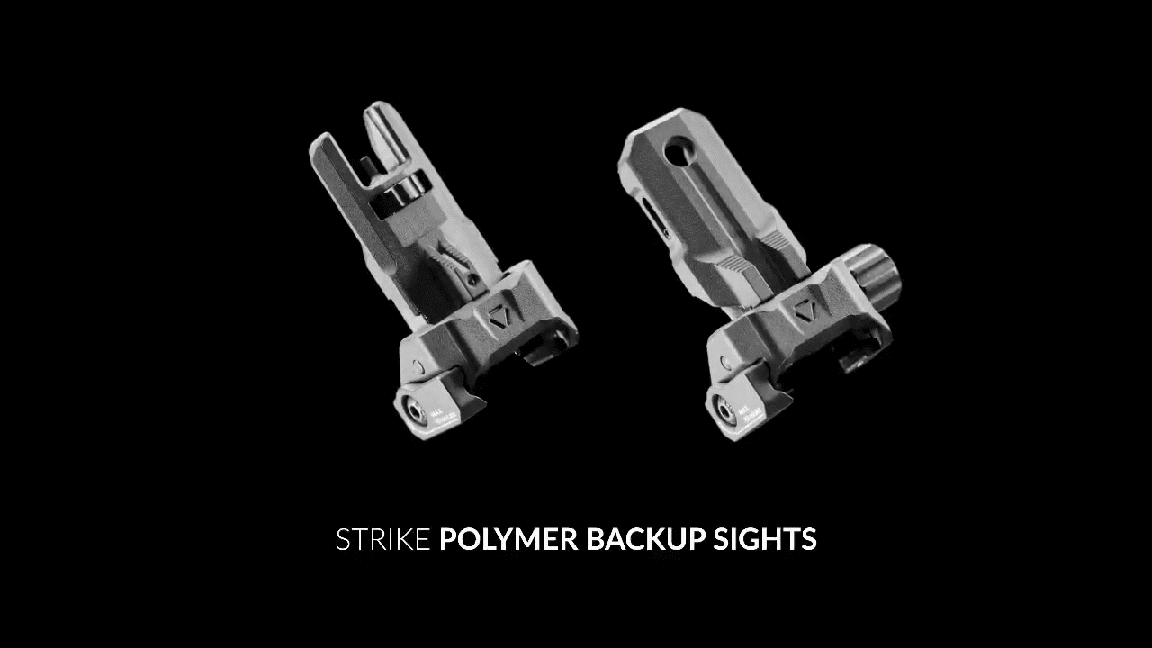 opplanet strike industries polymer backup sights video